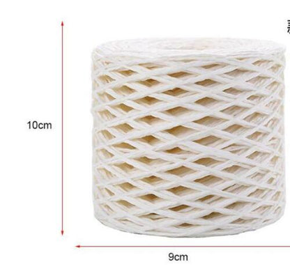 200M 2mm Raffia Paper Cord StrawRope Yarn DIY Crochet Summer Beach Hat Bag Craft
