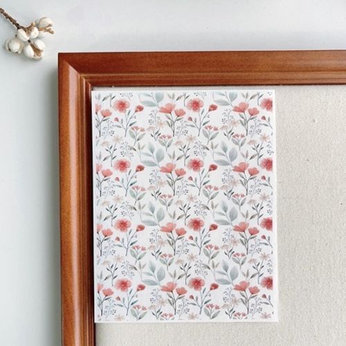 Polymer Image Transfer Paper Plants Flowers Leaf Decals DIY Jewelry Craft Tools
