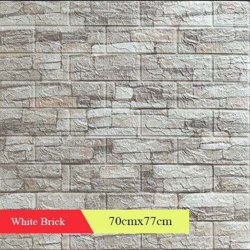 Brick Stickers Wall Decor 3D Living Room DIY Self-adhesive Waterproof Wallpapers