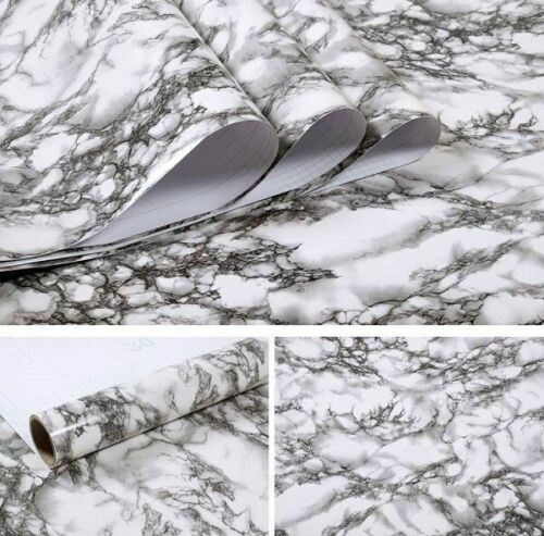 Wallpaper Sticker Marble Vinyl Film Self Adhesive Bathroom Kitchen Contact Paper