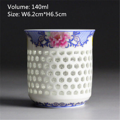 Chinese tea cup Japanese style master cup of tea blue-and-white porcelain cups