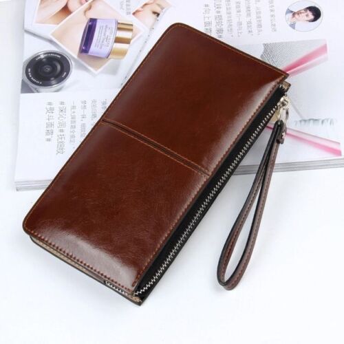Wallet Long Zipper Clutch Hand Bag Phone Card Holder Coin Purse Thin Wallet 1 PC