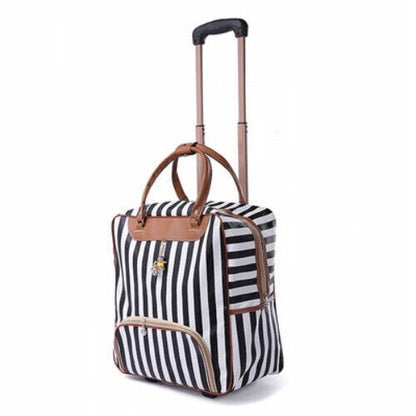 Women Travel Business Boarding Bag Wheels Bags Travel Luggage Girl Suitcase Bag