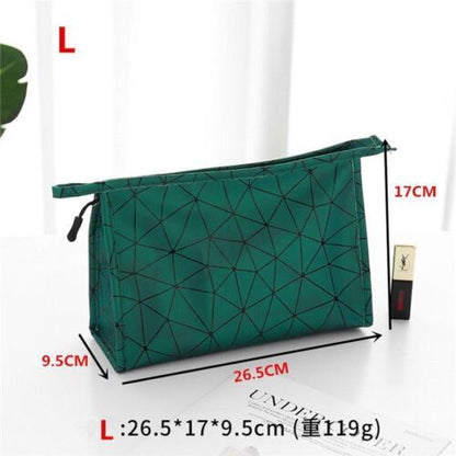 Waterproof Cosmetic Bag Synthetic Leather Toiletry Make Up Organizer Travel S/L