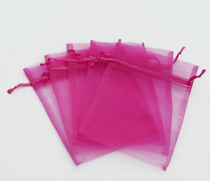 50/100/200/500 Organza Wedding Party Favor Gift Candy Sheer Bags Jewelry Pouch