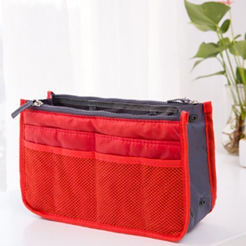 Bag Nylon Travel Insert Organizer Handbag Purse Large Liner Makeup Cosmetic Bag