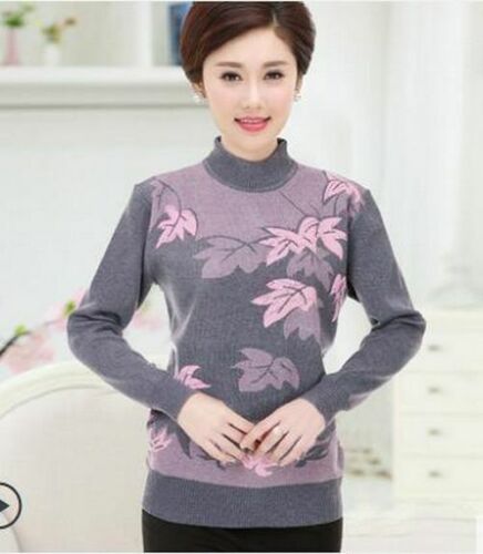 Women Sweater Cashmere Woolen Plus Size Embroidering Diamond - Studded Pullover