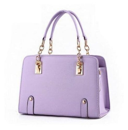 Luxury Handbag Leather Messenger Bags Large Capacity Bag Shell Purse 30*12*20 CM