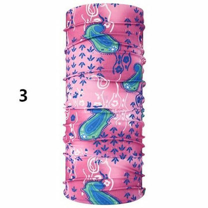Hiking Scarf Sport Headwear Reversible Bandana Turban Scarves Outdoor Cycling