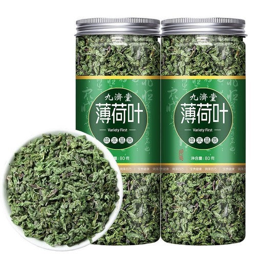 Fresh Dried Mint Tea - Canned Mint Leaves. Mint Leaf Tea. Edible Refreshing.