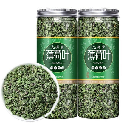 Fresh Dried Mint Tea - Canned Mint Leaves. Mint Leaf Tea. Edible Refreshing.