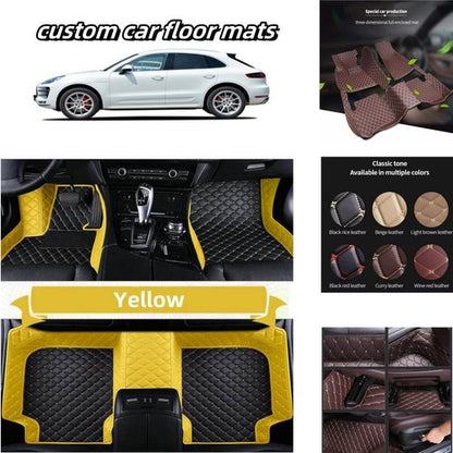 For Porsche All Models Car Floor Mats Custom Cargo Carpets Waterproof Liner Rugs