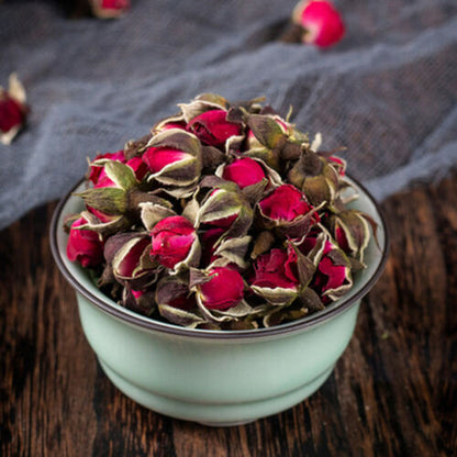 Bud tea, aroma dry flowers flower tea Chinese flower red rose-