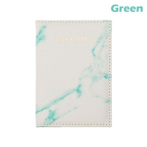 Colorful Marble Passport Cover Waterproof Passport Case Holder Travel Card Case