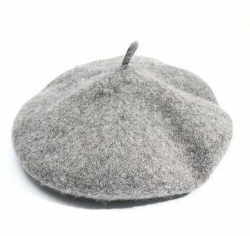 Berets Hat 100% Pure Wool French Artist Women Painter Vintage Warm Walking Cap