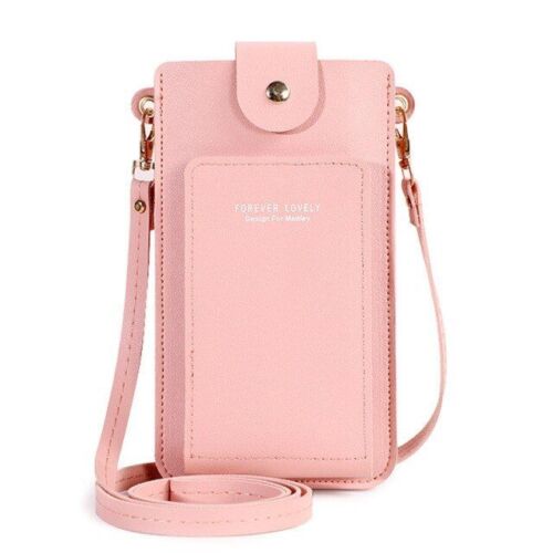 Small Crossbody Shoulder Bag Synthetic Leather Phone Holder Purse Messenger Bags