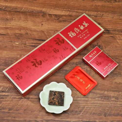 30Pcs Fuding White Tea Brick Shoumei Old White Tea Portable Package White Tea