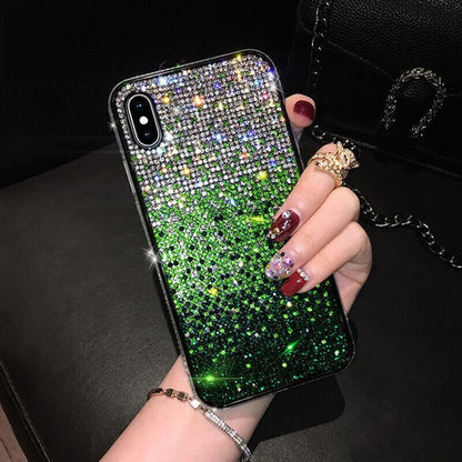 Diamond Design Phone case Rhinestone Flicker for iphone 17 Pro Max/16/15