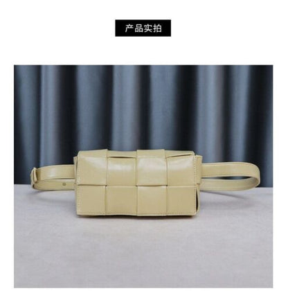 Cow Genuine Leather Waist Bag Crossbody Shoulder Purse Chest Bag Waist Phone Bag
