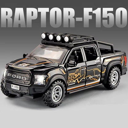 1:32 Ford Raptor F150 Alloy Pickup Car Model Diecasts Metal Toy Off-Road Vehicle