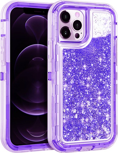 iphone 16 Pro Max 11/12/13/14/15 Plus/XS Max/XR Shockproof Case Liquid Glitter