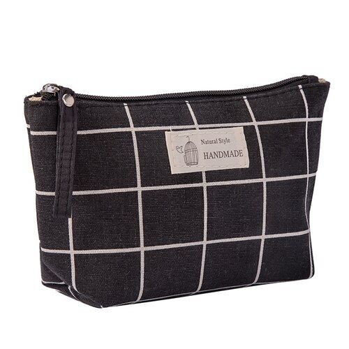 Travel Makeup Toiletry Case Organizer Plant Print Cosmetic Bag Pencil Case Pouch