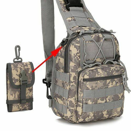Outdoor Chest Bag Climbing Trekking Backpack Tactical Hiking Camping Hunting