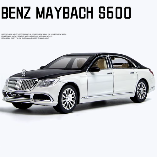 1:24 Maybach S600 S650 Alloy Luxy Car Model Diecasts Metal Toy Vehicles Car Mode