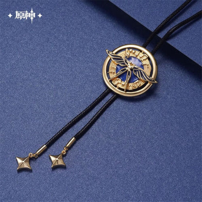 Anime Genshin Impact Official Concert 2023 Wing Of Wind Necklace Pendant New
