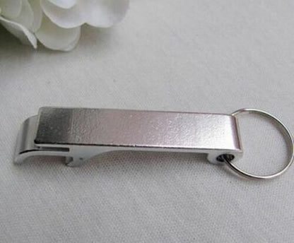 Personalized Bottle Opener 50pcs Custom Engraved Key Rings Wedding Name Gift Day