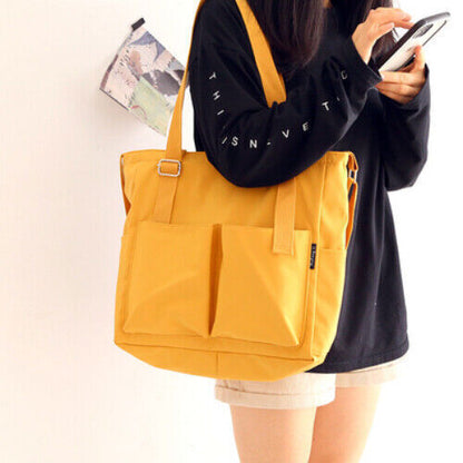 Oxford Women Shoulder Bag Girls College Book Crossbody