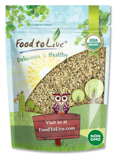 Organic Hemp Hearts – Non-GMO, Kosher, Raw, Vegan – by Food to Live
