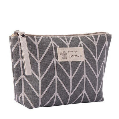Travel Makeup Bag Organizer Plant Print Makeup Bag Wash Bag Pouch 20*8cm/21*13cm