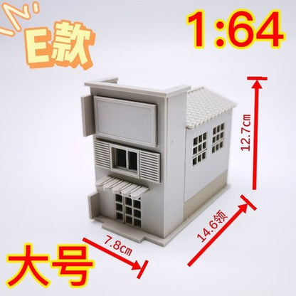 1/64 Japanese Architectural Model Nagoya Hut Scene Model for Scene Model