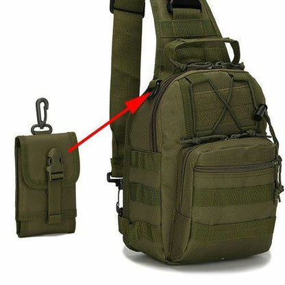 Outdoor Chest Bag Climbing Trekking Backpack Tactical Hiking Camping Hunting