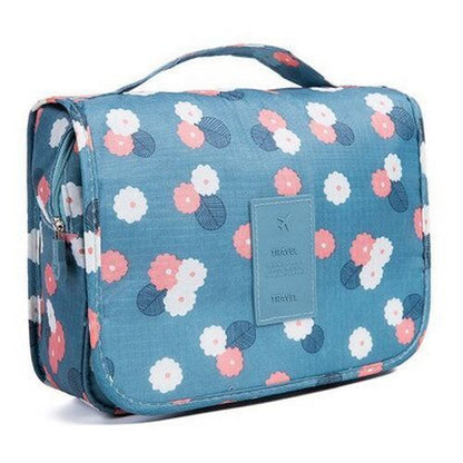 Solid Makeup Bag Toiletries Organizer Traveling Kit Cosmetic Purse 18.5*24*9.5CM