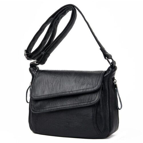 Genuine Leather Luxury Handbag Bag Summer White Purse Shoulder Messenger Bag 1PC
