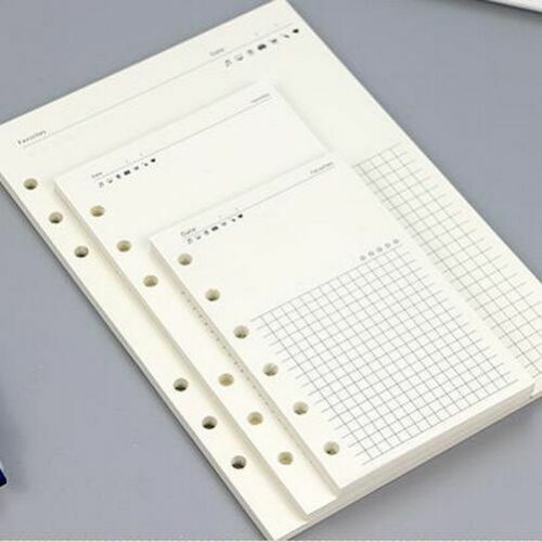 45 Sheets Notebook Business A5 A6 Loose Leaf Refill Spiral Binder Inside Page