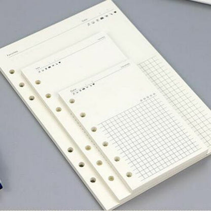 45 Sheets Notebook Business A5 A6 Loose Leaf Refill Spiral Binder Inside Page