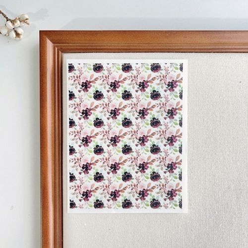 Polymer Image Transfer Paper Plants Flowers Leaf Decals DIY Jewelry Craft Tools