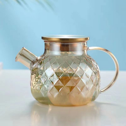 Luxury Glass Flower Teapot Teaware Teapots To Boil Water Yixing Ceramic Pot Set