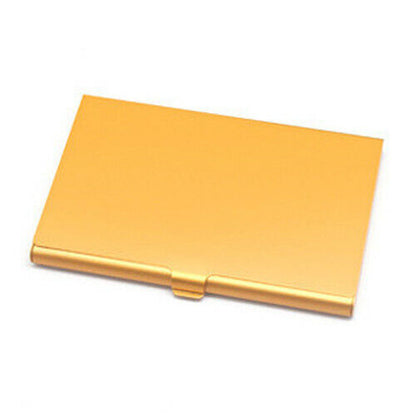 Unisex Business Card Bag Cardholder Metal Card Box Cover Credit ID Men Card Case