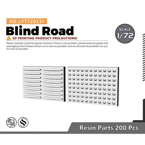 Yao's Studio LYT72013 1/72 Blind Road For Model Railroads Display Prop