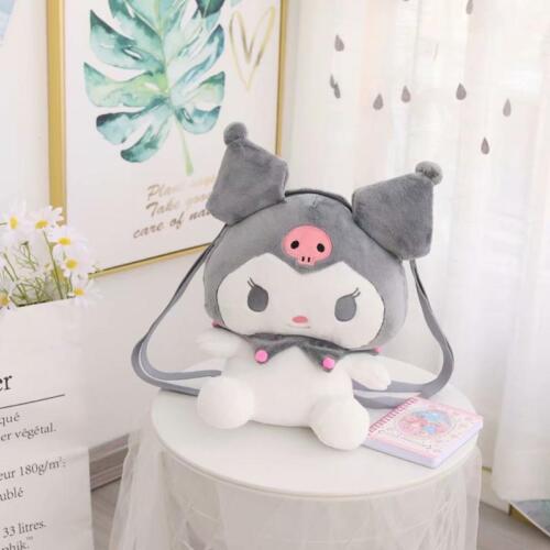 Cinnamoroll Plush Shoulder Bag Girls Cute Kuromi Backpack Handbag Birthday Gift