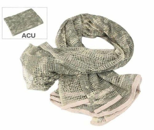 190*90 cm Cotton Scarf Mesh Sniper Airsoft Face Mask Camping Bandana Camouflage