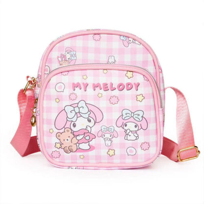 hellokitty kuromi PU fashion shoulder bag kids storage bag outdoor bag POUCH