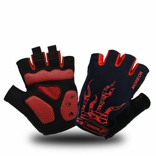 Cycling Glove Men Women Anti-sweat Shockproof Gel Half Finger Mountain Road Bike