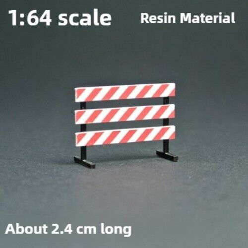 1/64 Road Work Construction Warning Sign Model Parking Scene Props Model
