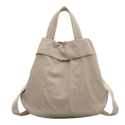Waterproof Nylon Large Crossbody Shoulderbag Canvas Shopper Bag Women 35*18*32CM