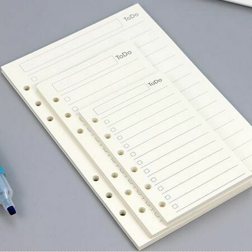 45 Sheets Notebook Business A5 A6 Loose Leaf Refill Spiral Binder Inside Page
